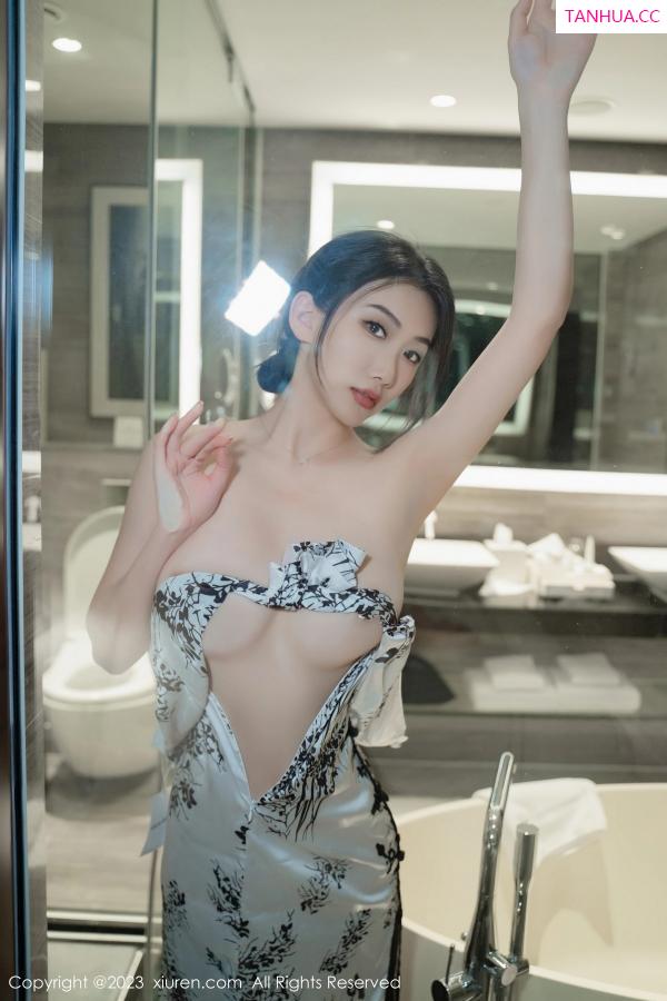   [XiuRen]高清写真图 2023.05.04 No.6668 李佳芮Cherie 旗袍美腿第37张图片